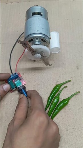 Chill chopper machine with 775 dc motor