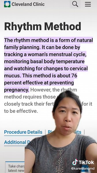Rhythm Method of Birth Control Explained
