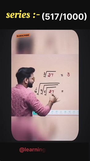 Maths Short trick series (517/1000 ) ✅. #tranding #tricks #math #genius #important #toper #shorts