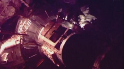 Peake steps out in to space