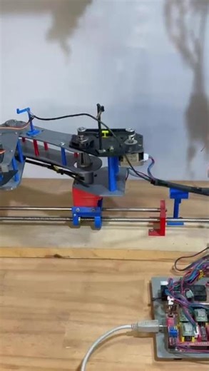 Brazo Robot Scara 4 movimientos de libertad #robot #3dprinting#arduino #arduinoproject