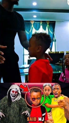 Our Family Is Being Hunted by an Evil Twin… HELP |#shorts #funnymike #mj #creepyman #evil #twin