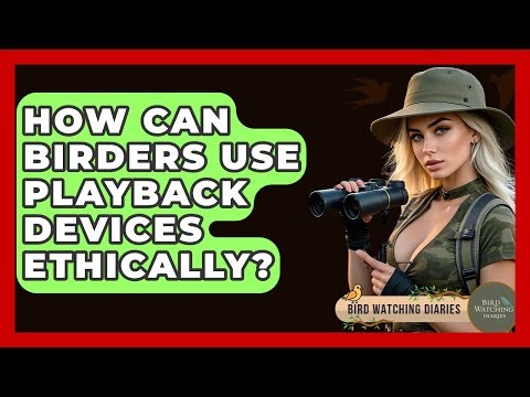 How Can Birders Use Playback Devices Ethically? - Bird Watching Diaries