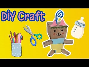 Making Benny Box from Gabby's Dollhouse Daycare | Crafts for Kids