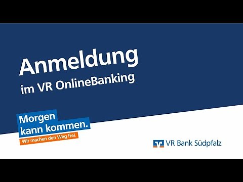 Anmeldung im VR OnlineBanking