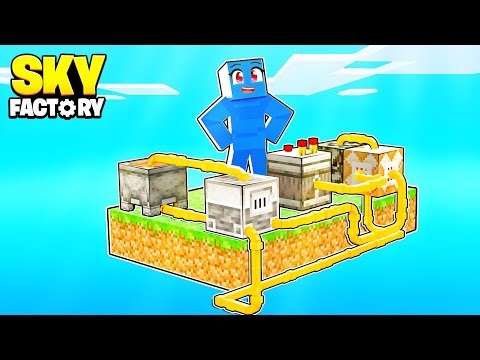 I Make Infinite Power in Sky Factory 4 Minecraft!