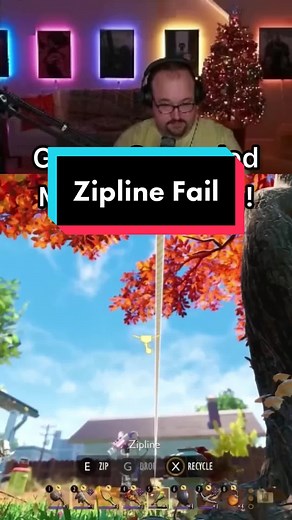 Zipline Fail in Grounded! Watch me fail hilariously on my first attempt