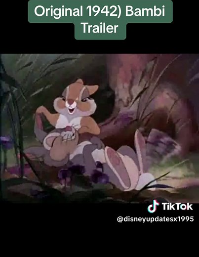 Original 1942) Bambi Trailer #disneyplus #disney100 #uponastudio #waltdisney #disney