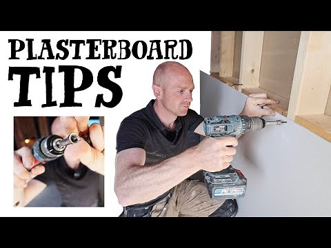 HOW TO MAKE PLASTERBOARD AND DRYLINING EASIER - 10 DIY TIPS & TRICKS