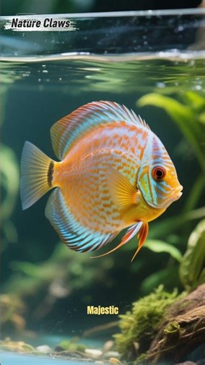 "Secrets of the Discus: What Makes This Fish a Living Jewel ?" #animal #facts #wildlife #shorts