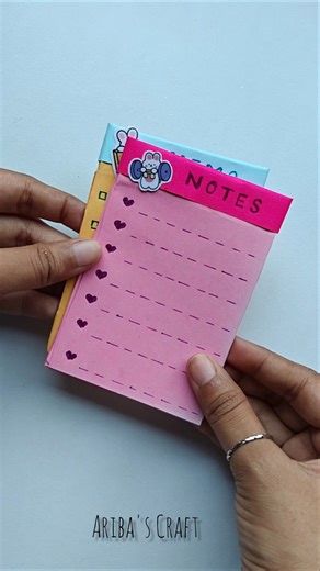 DIY mini notebook without glue ✨🥰 #shorts #art#diy#craft#origami#viral#creative #youtubeshortsviral