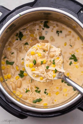 Instant Pot White Chicken Chili Recipe