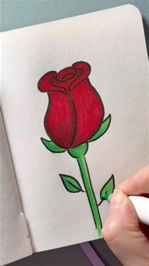 Draw a Perfect Rose 🌹 | Easy Step-by-Step Flower Drawing