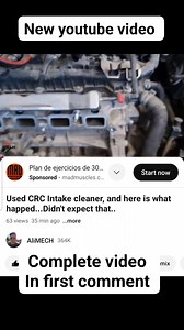Using CRC Intake valve cleaner | Alimech