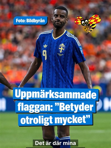 Varför Alexander Isak visar en liten flagga – förklaring och reaktioner