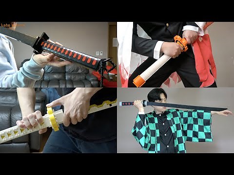 레고 칼 늦가을 부끄러움 몰아보기 (Lego Demon Slayer katana)