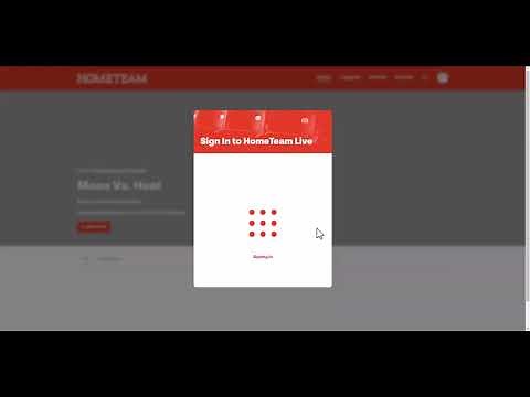 HomeTeam Live Sign-Up Walk Through