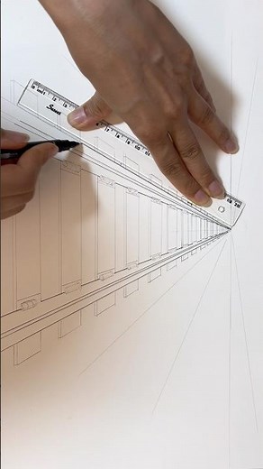 Draw Realistic Train Tracks in 45 Secs! 🤯