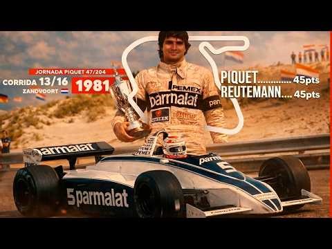 Piquet alcança Reutemann na liderança do campeonato - GP da Holanda 1981