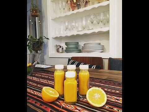 How to make Ginger, Lemon and Turmeric Shots