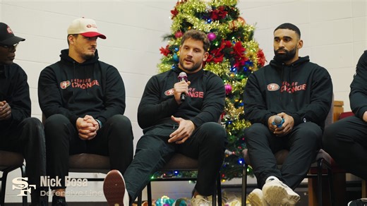 "It's not about how many times you fall but how many times you get back up." We visited San Quentin as part of our Inspire Change initiative and held valuable discussions about social justice. | San Francisco 49ers