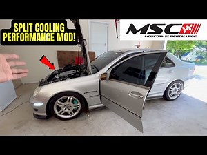 Mercedes C32 AMG Moscow Supercharge Split cooling Modification!!!