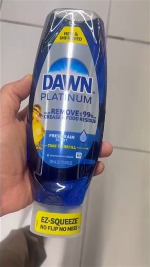 Dawn Platinum Plus PowerSuds Liquid Dish Soap, 17.4 oz. EZ-Squeeze Bottle