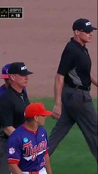 Clemson's coach gets EJECTED & fires up the crowd 🐅 #shorts