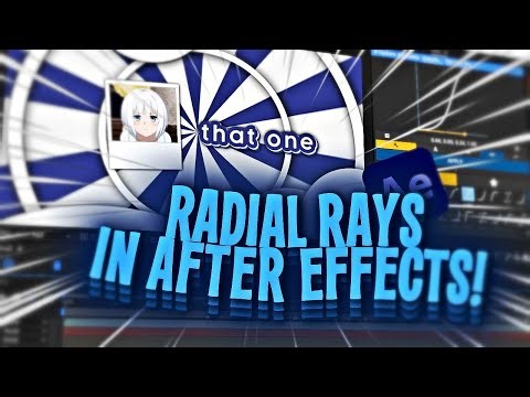 Tutorial How to Make Radial Rays in After Effects