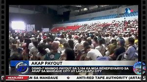 AKAP PAYOUT HUNYO 24,2024 LUNES SAYRI 47 CHANNEL 47 CCTN NEWS CEBU CATHOLIC TELEVISION NETWORK Recorded Eariler@Lapu-Lapu City TV News #1 ( This content is for News Update Purposes Only) Please Subscribe,Like and Share : Lapu-Lapu City TV News #1 https://mactan.iradioph.com | Lapu-Lapu City TV News #1
