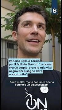 Roberto Bolle in Turin for the Ballo in Bianco