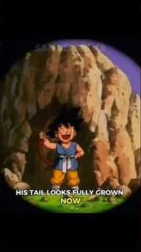 Old Kai Makes Goku's Tail Grow | Dragon Ball GT #shorts
