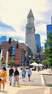 Downtown, Boston, MA , USA 🇺🇸❤️ #bostoncity #boston | Sam Wu