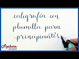 Ejercicios de Caligrafía con Plumilla para Principiantes