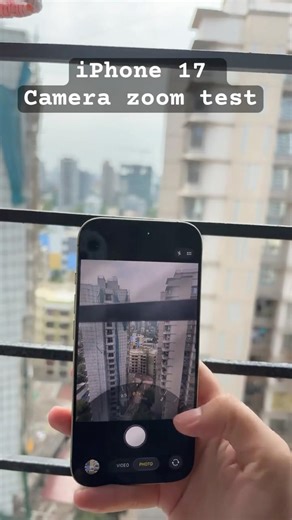 iPhone 17 camera zoom test