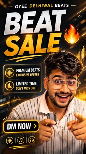 🔥 OYEE DELHIWAL BEAT SALE 🎵 Get 50% OFF Premium Beats | Limited Time Offer #shorts