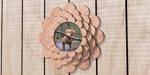 Floral Mirror Frame CNC File: 5-inch Parametric Wood Art (digital Download) - Etsy