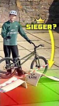 KLEINE vs GROßE RAMPE 😳 Welche springt weiter?!