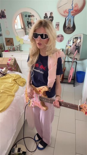 Me when I grab a brush and put a little makeup #guitar #guitarist #fyp #foryou #viral
