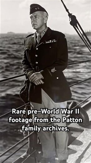 Rare pre–World War II footage from the Patton family archives. #history