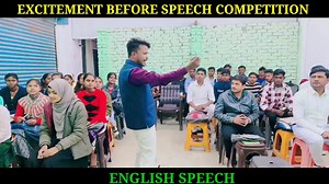 Energizing students before speech competition Wow nice excitement ! | Happiness institute