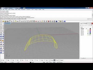 Rhino Unfolds Mulit-Face Brep Surfaces Into A Single Contour