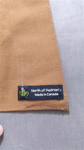 Making a kilt out of 100% cotton heavy duck canvas. For those who want to wear a kilt at the job site. #kiltsoftiktok #maker #shoplocal #comoxvalley #victoriabc #kilts #kilttok