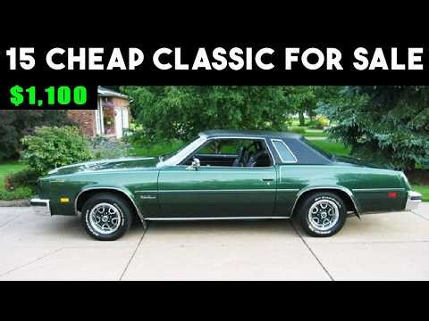 OMG! 15 Classic Cars for Sale CHEAP You WON'T Believe!