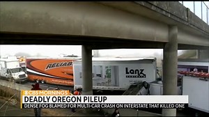 Wildfire smoke and fog are being blamed for a major pile-up in Eugene, Oregon, involving at least 60 vehicles on Wednesday — killing at least one person. The Weather Channel’s Stephanie Abrams breaks down how conditions in Oregon are linked to record cold in the Eastern U.S. https://cbsn.ws/3gmHym2 | CBS Mornings