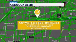 Got plans this weekend? Check out these road closures expected to happen until Monday morning