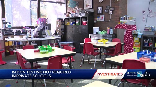 KCCI Investigates: Some private schools test for radon. Iowa law doesn't require it.