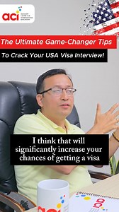 The Ultimate Game-Changer Tips to Crack Your USA Visa Interview . . #usainterviewtips #VisaSuccess #CrackTheUSAInterview #visainterviewready #usastudyvisa | ACIE | Facebook