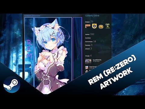 REM (ReZero) | Animated Steam Artwork Speed Art [DryreL]