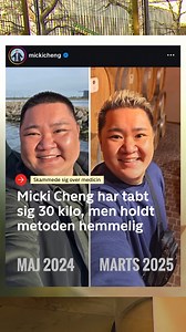 Der er IKKE noget at skamme sig over, lyder det fra Micki Cheng, der har tabt sig over 30 kilo med "snydevalget". Tak, fordi du delte din historie i Go' morgen Danmark. Hele interviewet kan ses på TV 2 Play. | Go' morgen Danmark og Go' aften Live